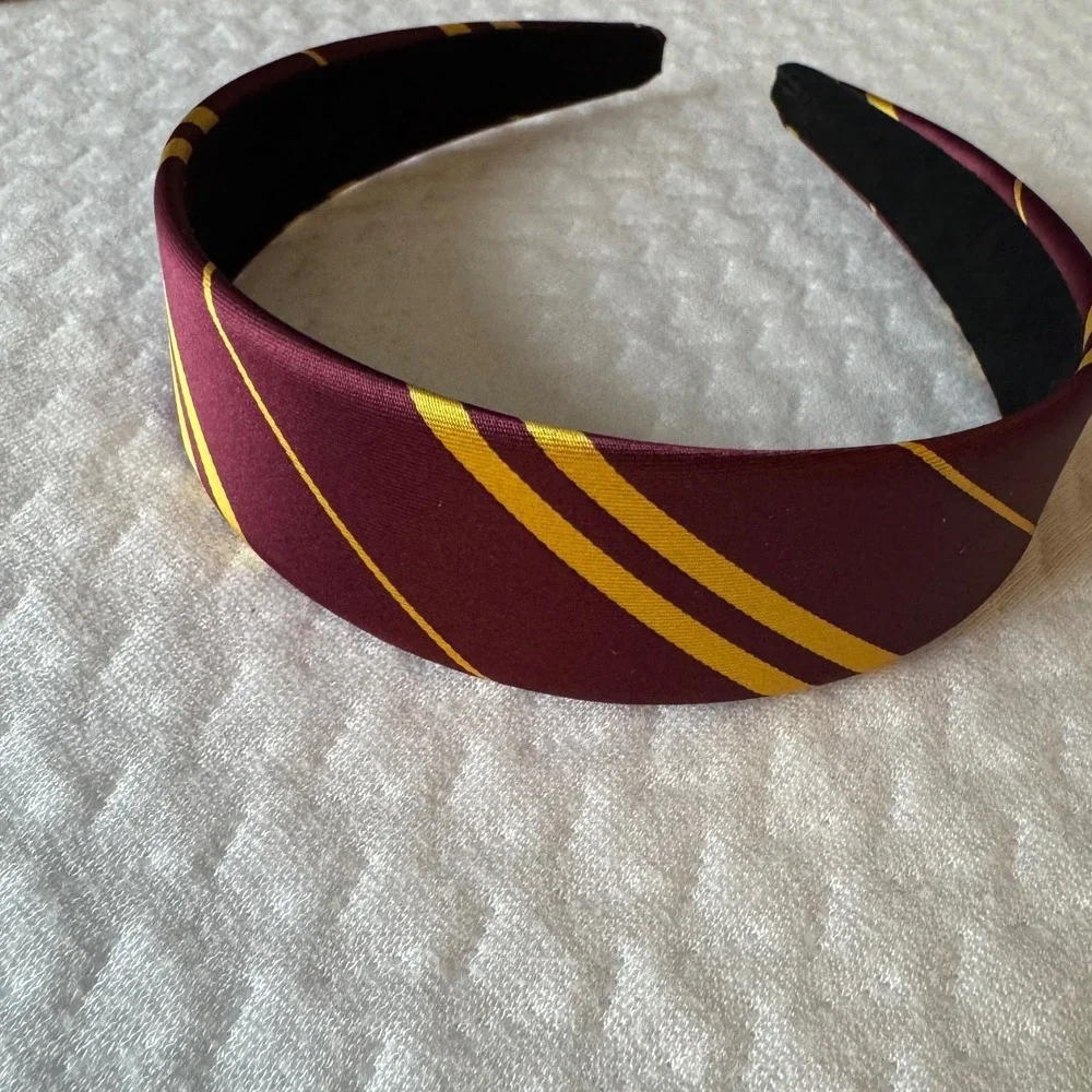 Harry Potter Gryffindor Tie & Headband Costume Cosplay Unisex Red Yellow 1 Size